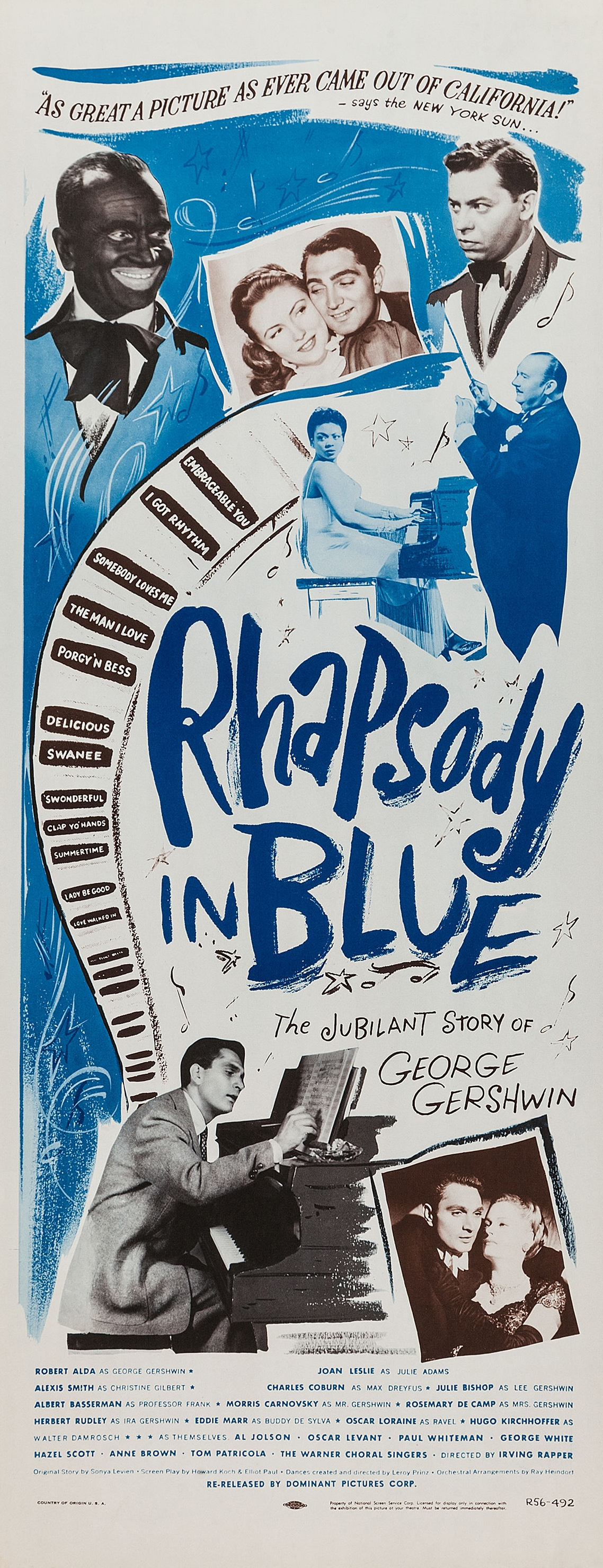 映画の小部屋『アメリカ交響曲 Rhapsody in Blue』1945年 | 九螺
